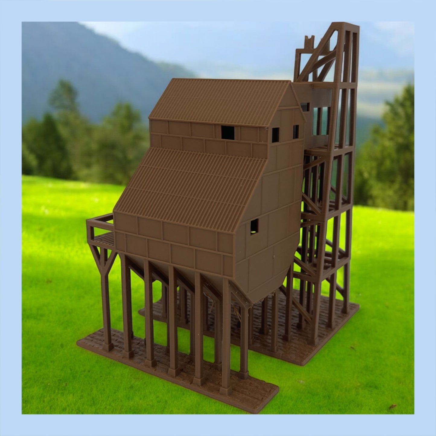Colorado Gold Mine - Theresa Mine Model - T Gauge 1:450 Scale