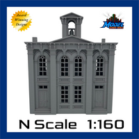 Train Station - Lincoln Gettysburg - N Scale 1:160 - City Hall - Bell Tower