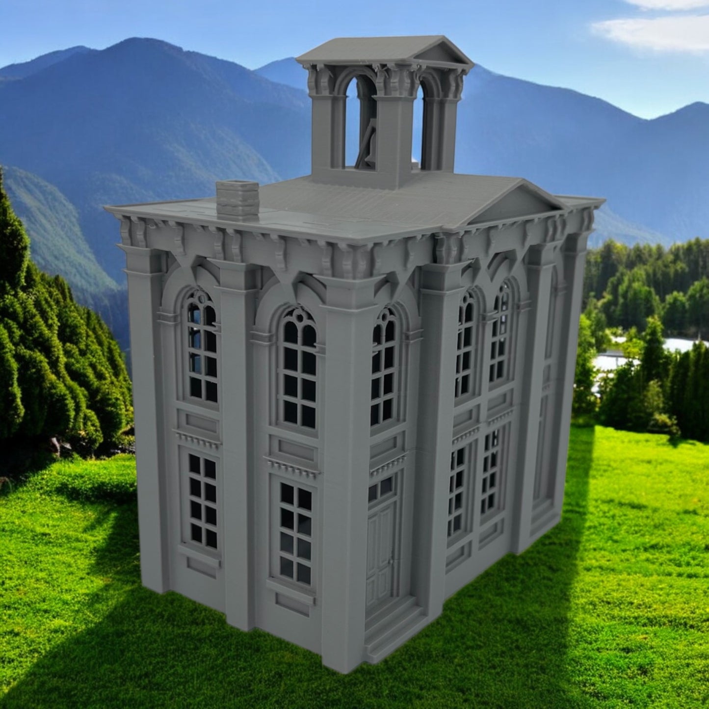 HO Scale 1:87 Lincoln Gettysburg Train Station Building