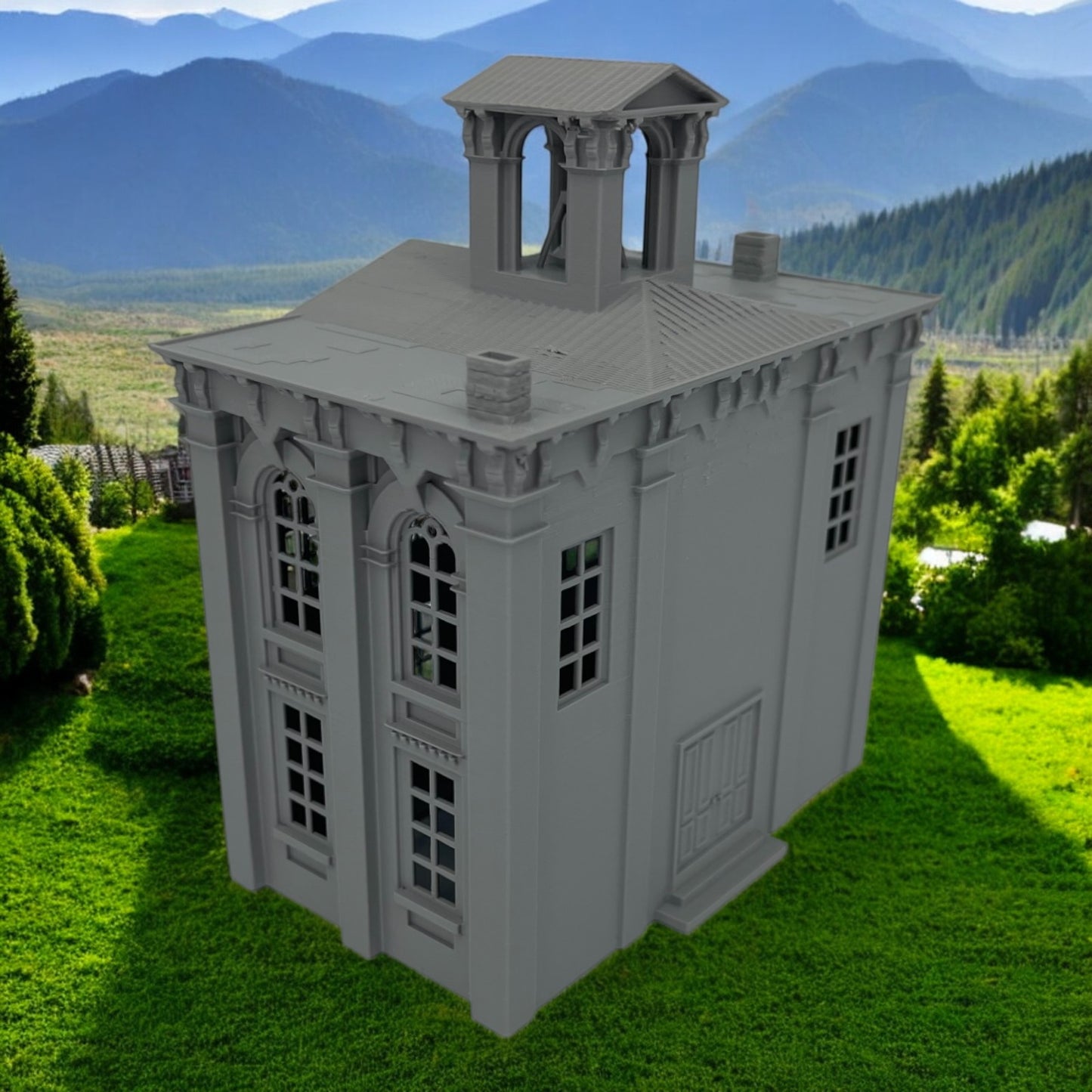 HO Scale 1:87 Lincoln Gettysburg Train Station Building