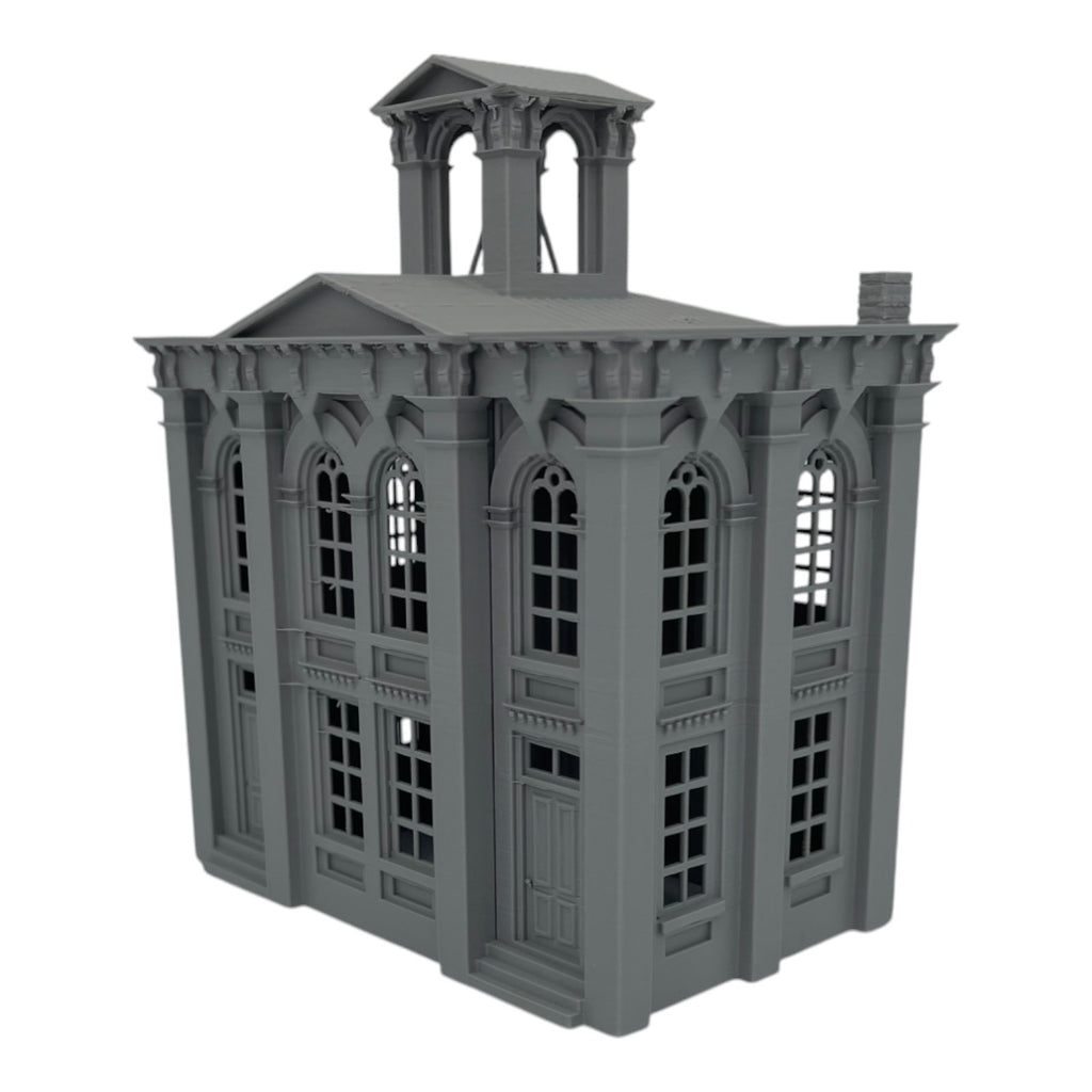 Train Station - Lincoln Gettysburg - TT Scale 1:120 - City Hall - Bell Tower