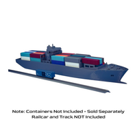 Container Ship Model – FeederMax – Waterline Cut – N Scale – Gray