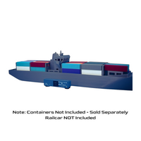 Container Ship Model – FeederMax – Waterline Cut – N Scale – Gray