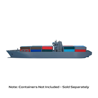 Container Ship Model – FeederMax – Waterline Cut – N Scale – Gray
