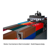 Container Ship Model – FeederMax – Waterline Cut – N Scale – Gray