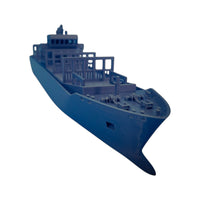Container Ship Model – FeederMax – Waterline Cut – N Scale – Gray