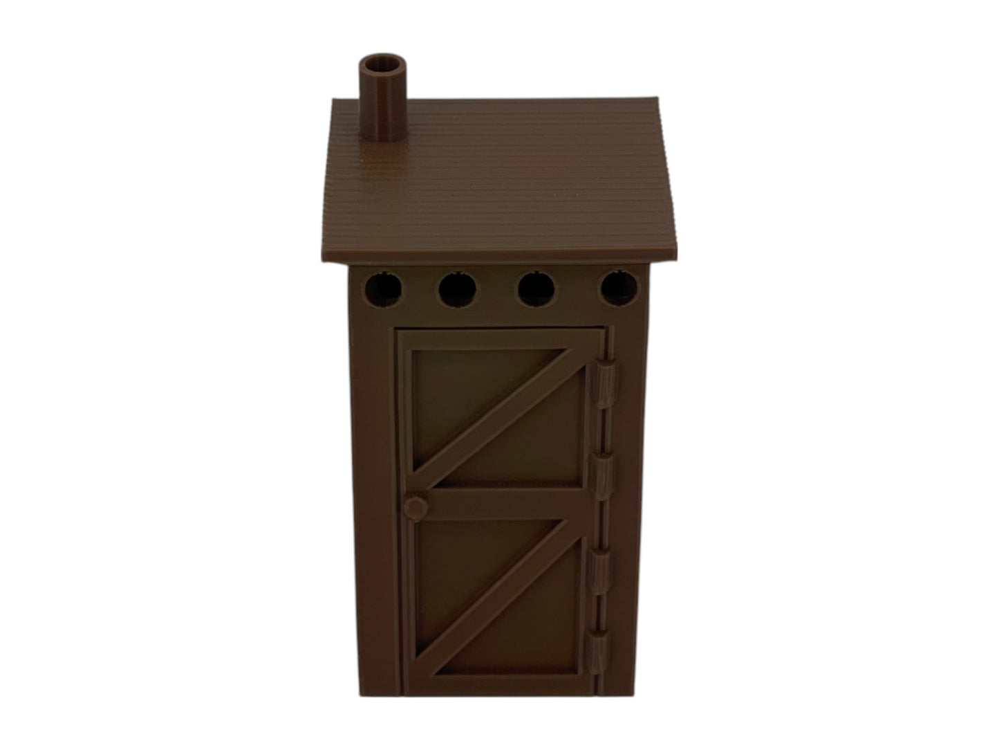 Top view - Scale Model of an Outhouse Privy by Model Scenery World