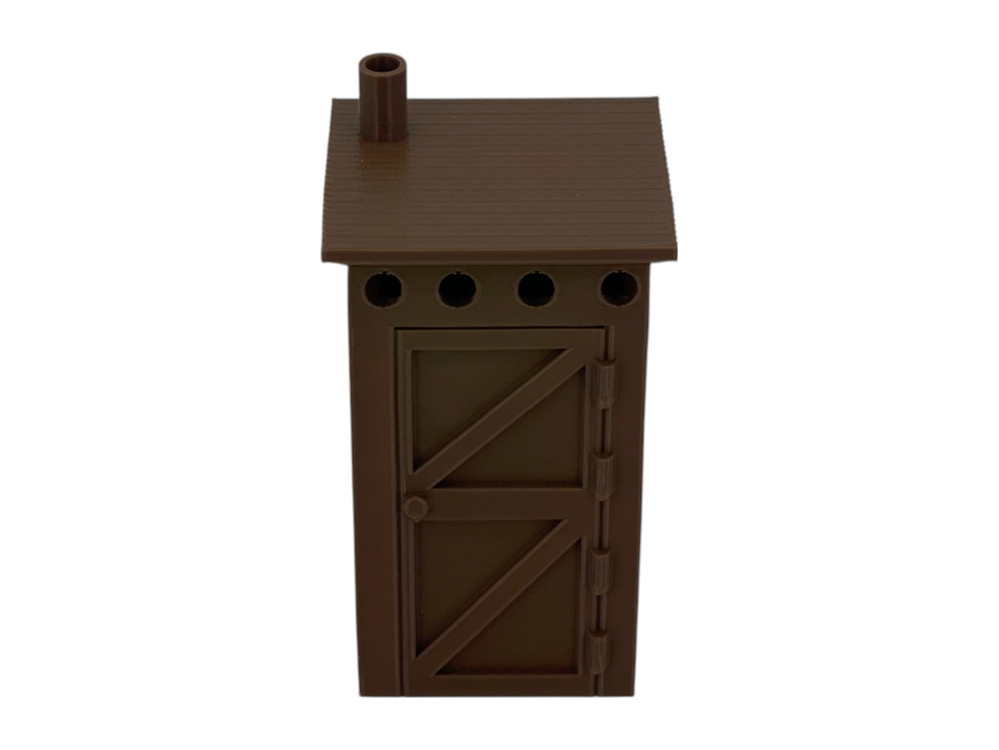 Top view - Scale Model of an Outhouse Privy by Model Scenery World