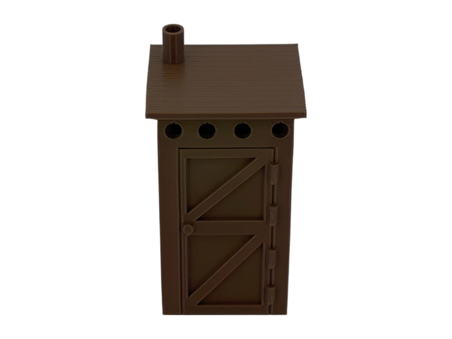 Top view - Scale Model of an Outhouse Privy by Model Scenery World