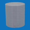 Front View - Scale Model of a Tall Oil or Fuel Tank in White Color by Model Scenery World