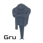 Scale Gru Figure from Despicable Me