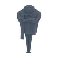 Scale Gru Figure from Despicable Me Front View