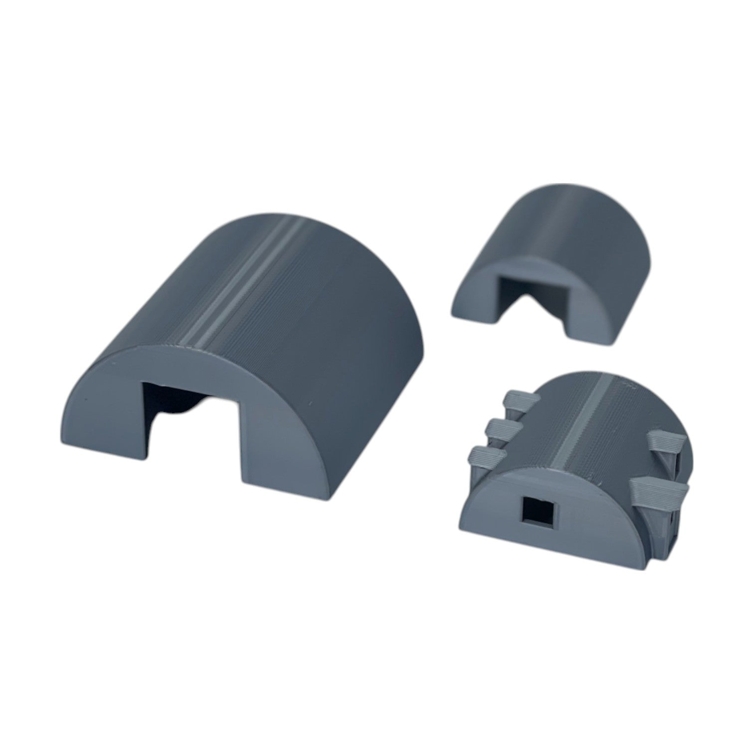 Scale Models - Quonset Small, Medium, and Office (3pcs) by Model Scenery World 