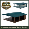 "The Outdoor Series" Large Shelter - Camping - Modeled in Color - N Scale 1:160