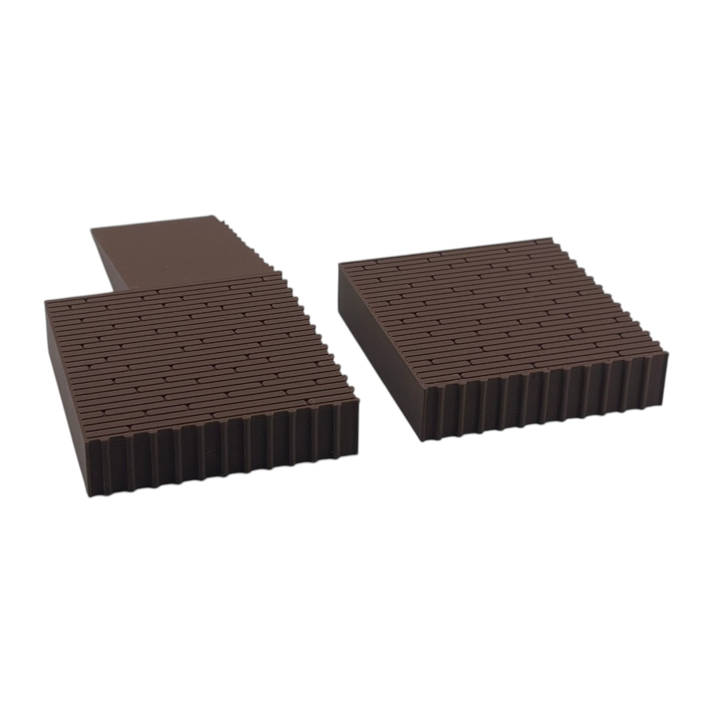 Loading Dock plus Platform - S Scale 1:64 - Brown