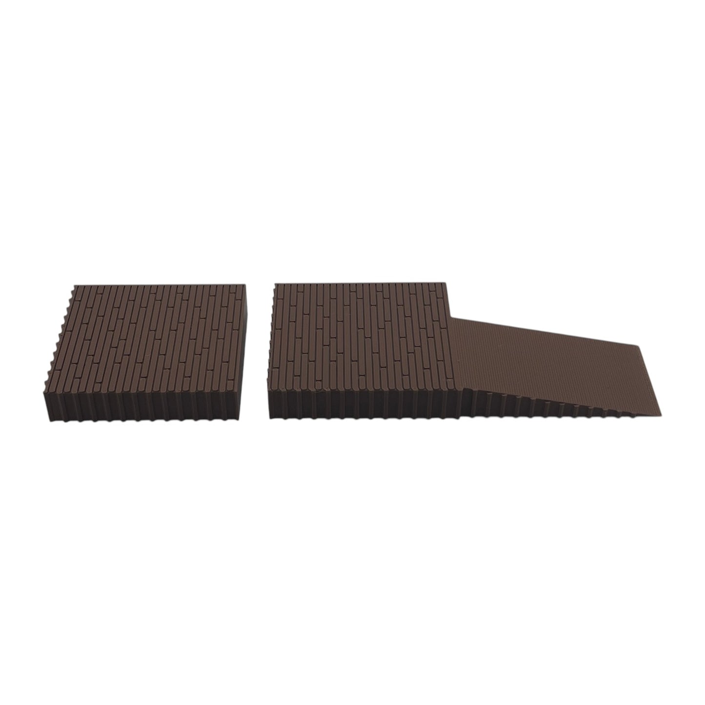 Loading Dock plus Platform - S Scale 1:64 - Brown