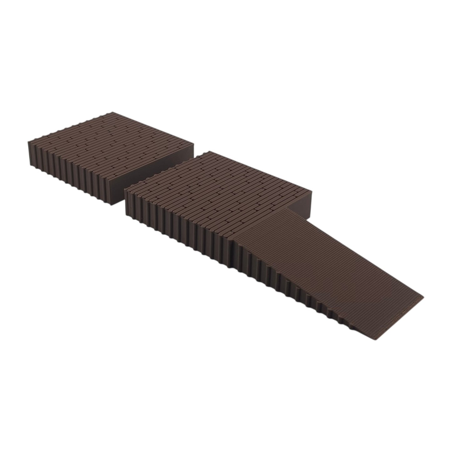 Loading Dock plus Platform - S Scale 1:64 - Brown