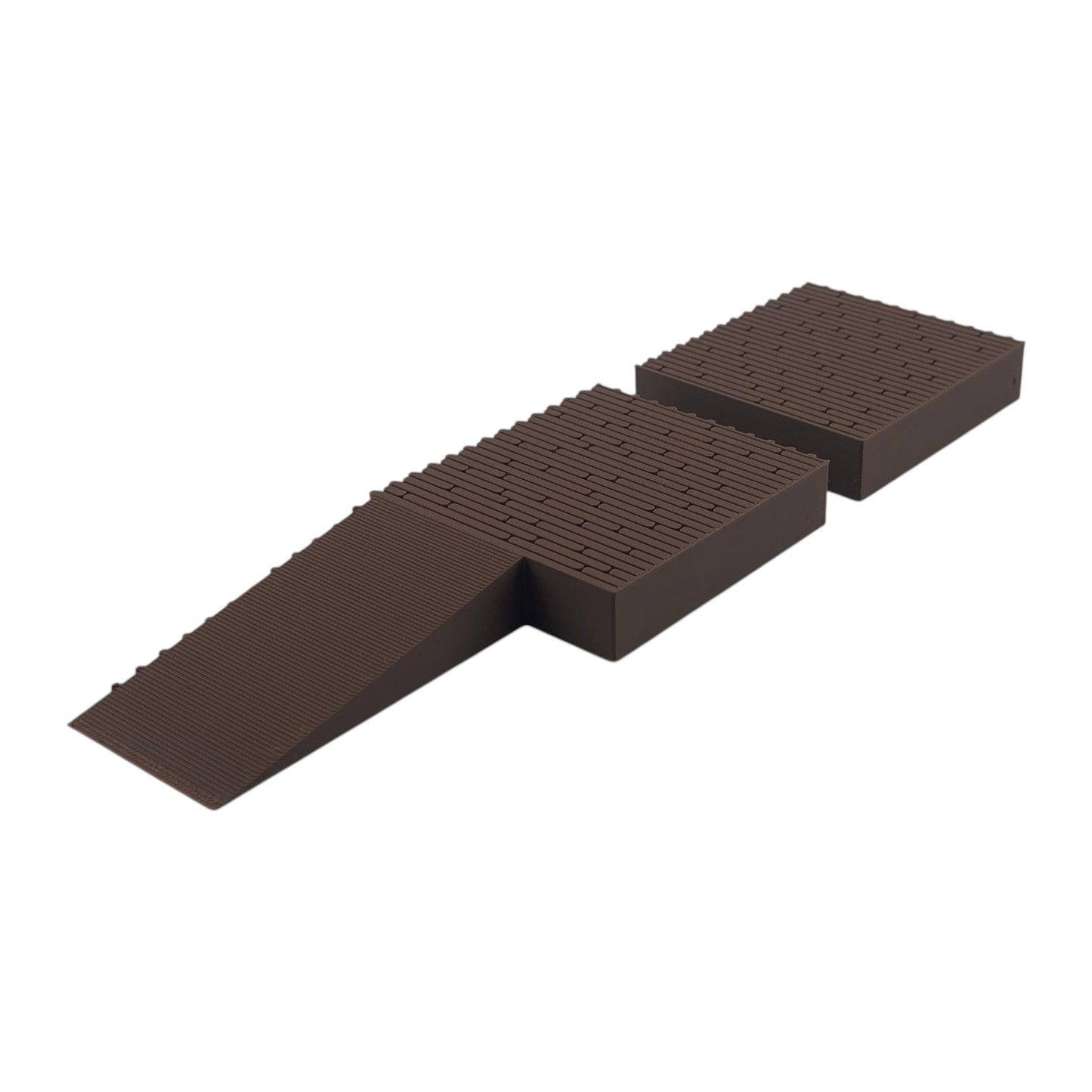 Loading Dock plus Platform - S Scale 1:64 - Brown