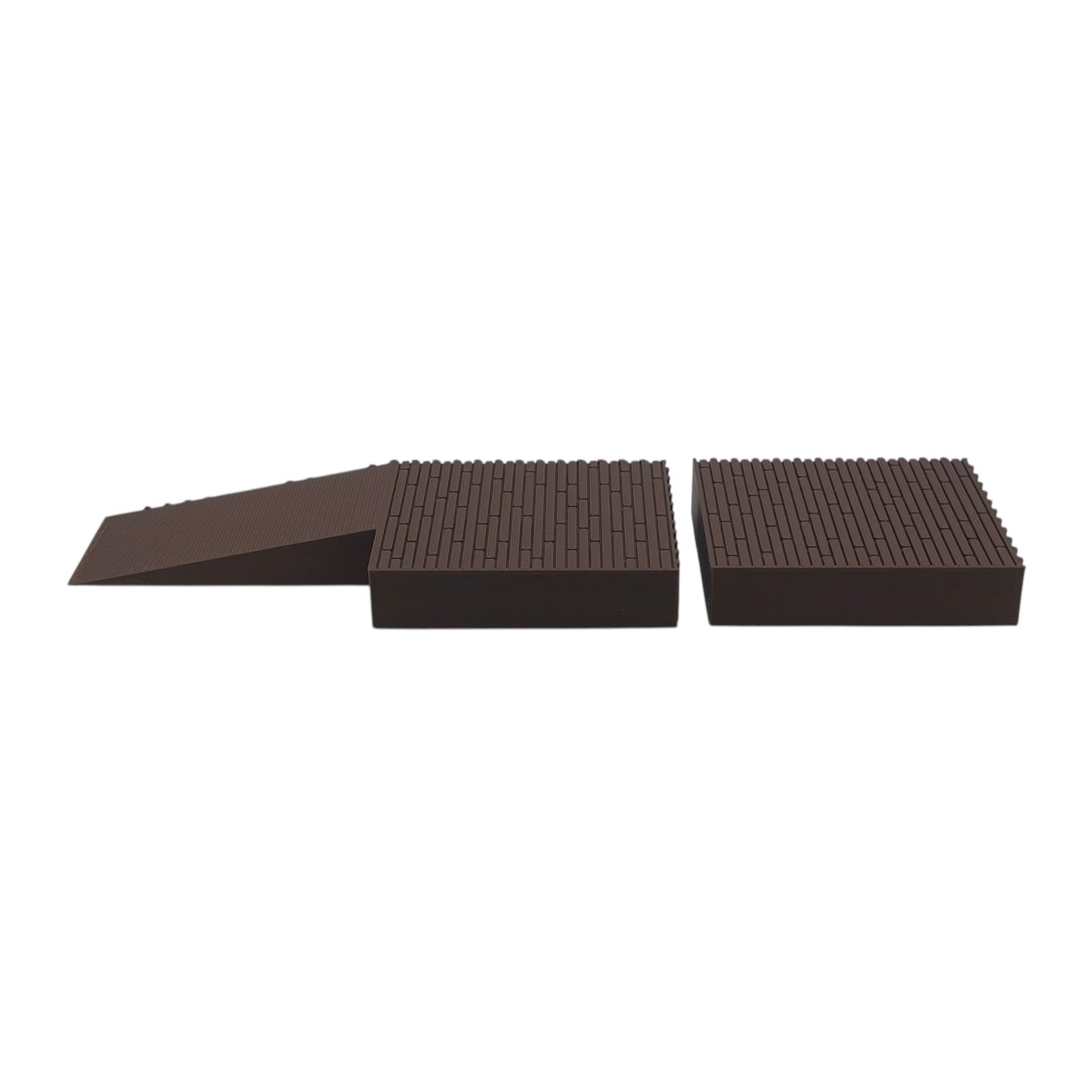 Loading Dock plus Platform - S Scale 1:64 - Brown