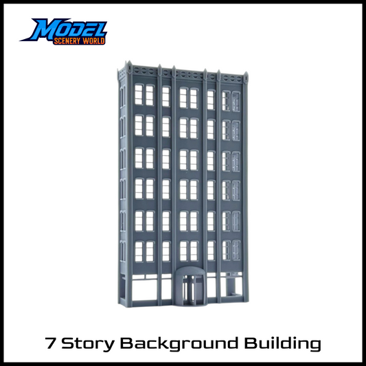 N Scale 1:160 7 Story Background Building