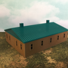 "The Outdoor Series" - Cabin #2 - Camping - Modeled in Color - Z Scale 1:220