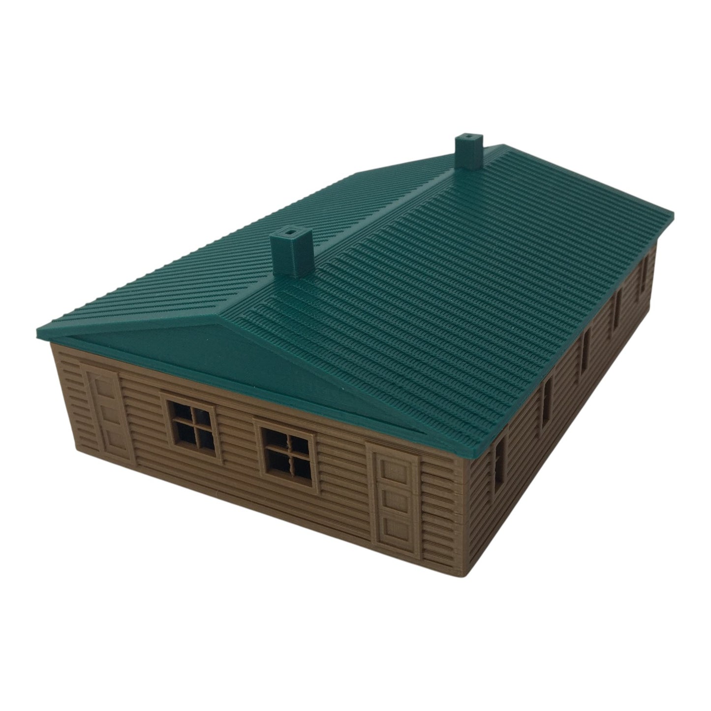 "The Outdoor Series" - Cabin #2 - Camping - Modeled in Color - Z Scale 1:220