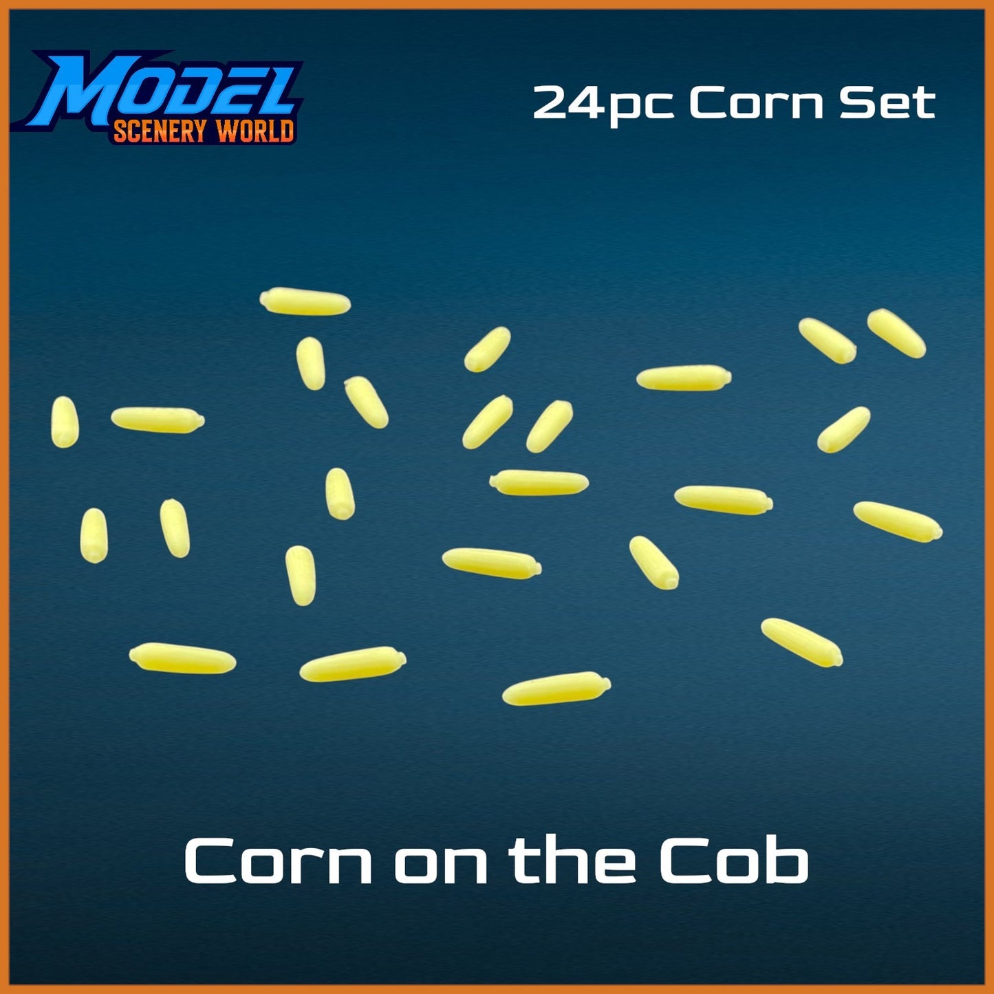 O Scale 1:48 Yellow Corn Farm Produce 24pc Set