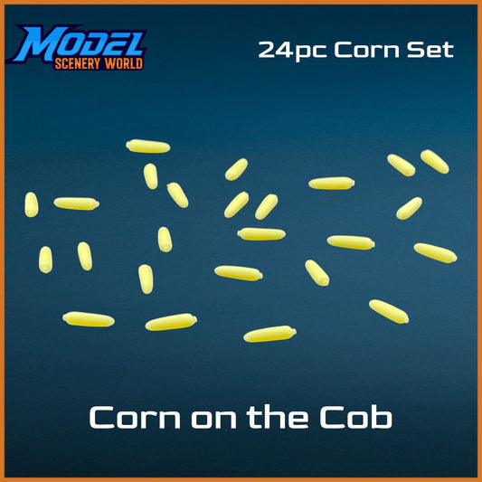 HO Scale 1:87 Yellow Corn Farm Produce 24pc Set