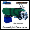 Dumpster for Greenlight Mack Refuse Truck - S Scale 1:64 - NO TRUCK - Color Blue