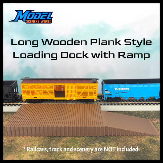 Long Loading Dock - ZZ Scale 1:300 - Brown