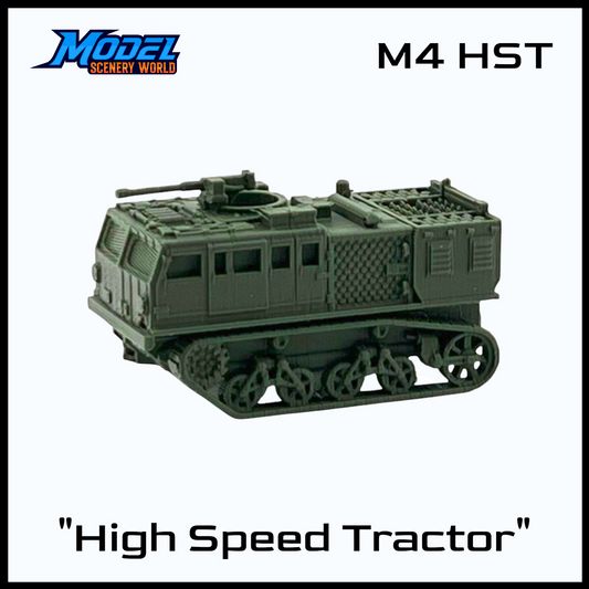 HO Scale 1:87 M4 HST High-Speed Tractor - Green