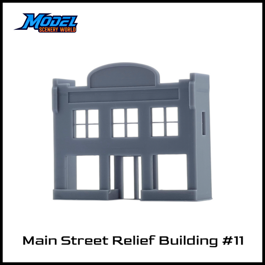 N Scale 1:160 Main Street Relief Building #11-Resin