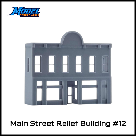 N Scale 1:160 Main Street Relief Building #12-Resin