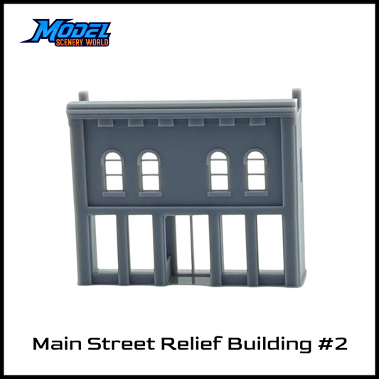 N Scale 1:160 Main Street Relief Building #2-Resin