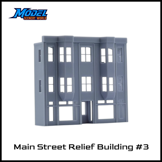 N Scale 1:160 Main Street Relief Building #3-Resin