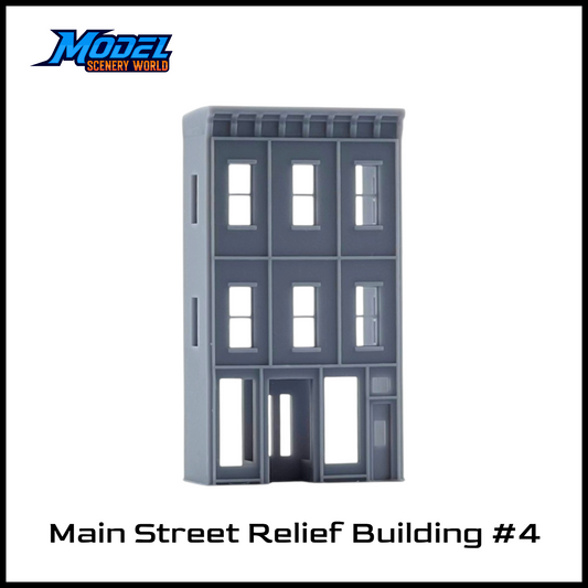 N Scale 1:160 Main Street Relief Building #4-Resin