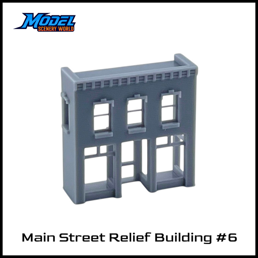N Scale 1:160 Main Street Relief Building #6-Resin