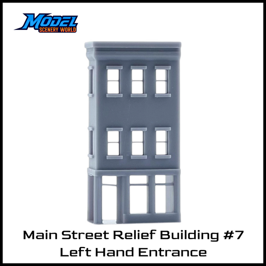 N Scale 1:160 Main Street Relief Building #7 LH-Resin