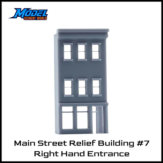 N Scale 1:160 Main Street Relief Building #7 RH-Resin