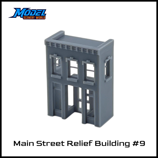 N Scale 1:160 Main Street Relief Building #9-Resin