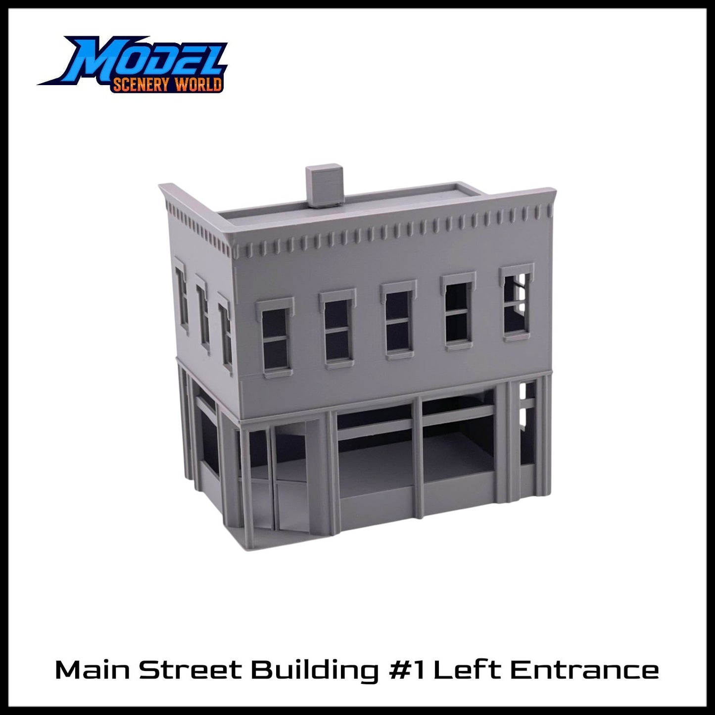 O Scale 1:48 Main Street Building #1 Left Entry