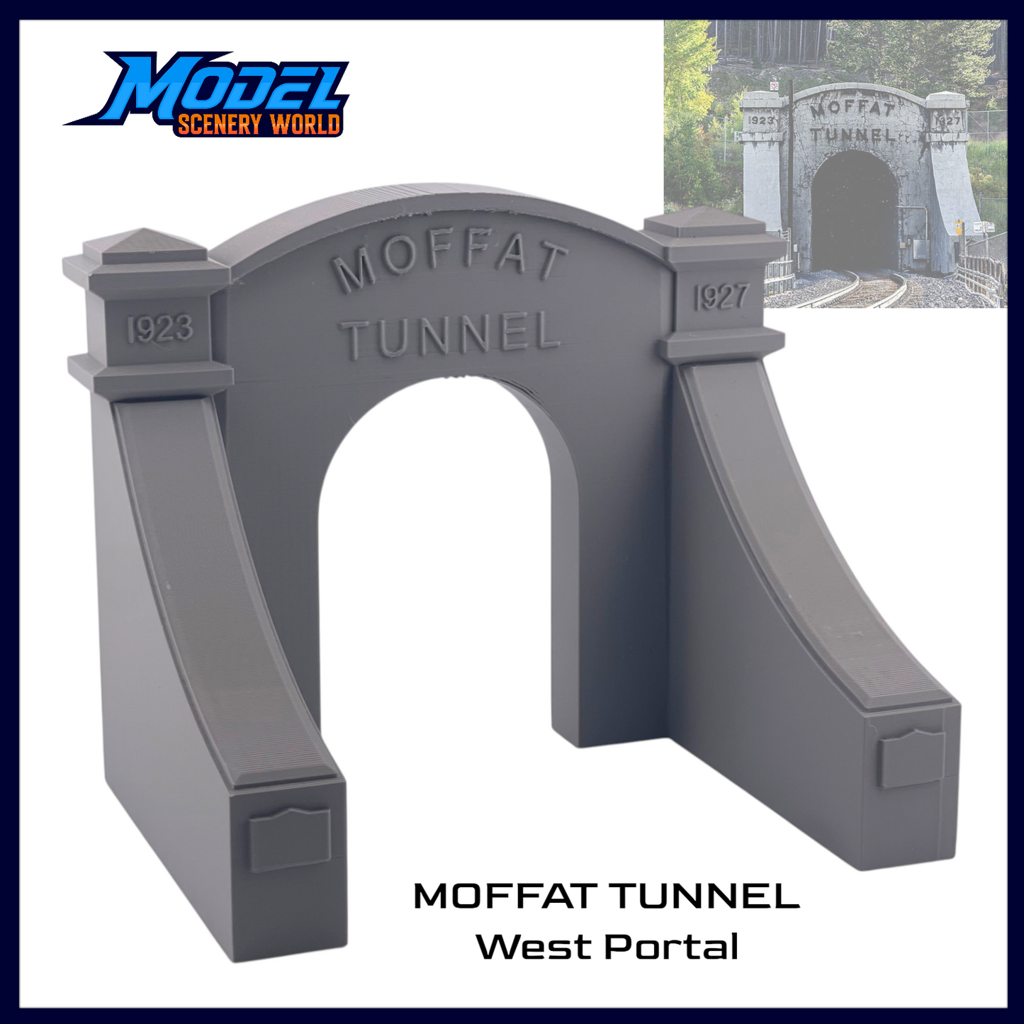 Moffat Tunnel - West Portal - N Scale 1:160