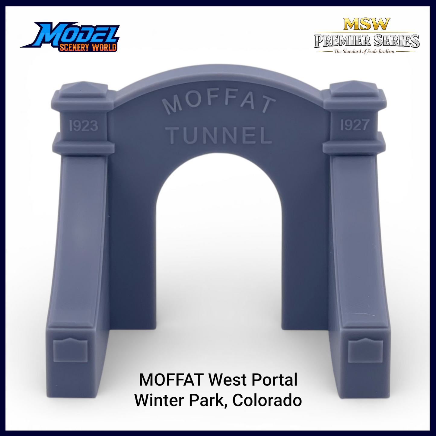 Moffat Tunnel - West Portal - T Gauge - 1:450 Scale - Resin