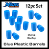 55 Gallon Plastic Barrel/Drum (12pc) Blue - HO Scale