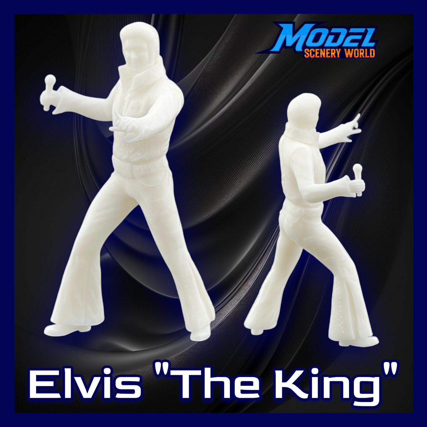 Elvis “The King” – Highly Detailed Scale Model - HO Scale 1:87