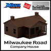 The Milwaukee Road - COMPANY HOUSE - N Scale 1:160 - Brown