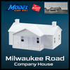 The Milwaukee Road - COMPANY HOUSE - N Scale 1:160 - White
