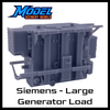 Siemens Large Generator Railcar Load – Scale Model - Z Scale