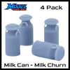 Milk Churn/Milk Can (4pk) - G Scale 1:24 - Gray