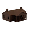 The Milwaukee Road - COMPANY HOUSE - N Scale 1:160 - Brown